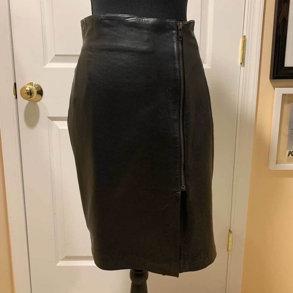 Vintage State of Claude leather skirt size 40